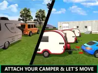 Camper Van Trailer Truck Driving Simulator Screen Shot 16