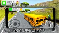 أيام المدرسة - محاكي قيادة الحافلة المدرسية ثلاثي Screen Shot 4