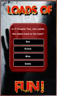 Horror Movies Scary Trivia Screen Shot 1