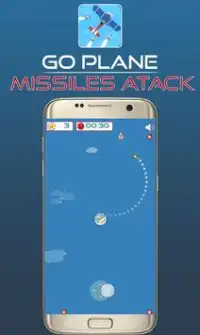 Go Plane - Missiles attack Blue Sky Screen Shot 1