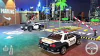 super polícia carro estacionamento simulação Screen Shot 4