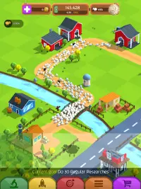 Winzige Schafe Tycoon-Spiele Screen Shot 11