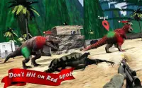 Dinossauro atirar fps jogos Screen Shot 0