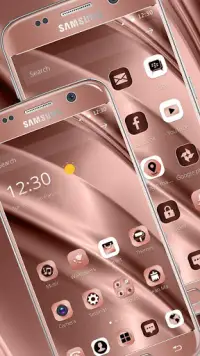 Luxury Smooth Rose Gold Theme Screen Shot 3