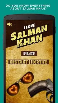 I Love Salman Khan Bollywood Screen Shot 0