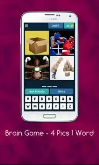 Brain Game - 4 Pics 1 Word Screen Shot 0