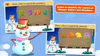 Jeux Fun Snowman de maternelle Screen Shot 1