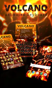 Volcano Live Wallpaper Theme Screen Shot 0