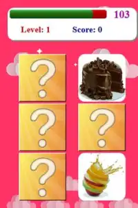 Foods Memory Game Screen Shot 3