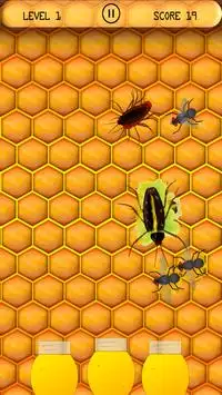 Honeycomb Defence - Bugs Smash Screen Shot 11