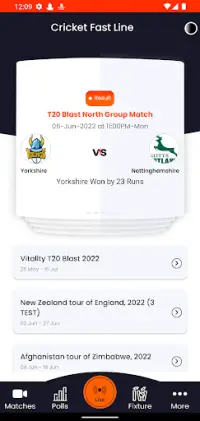 Cricket Fast Line Screen Shot 1