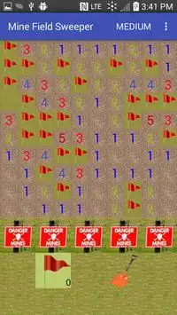 Mine Field Sweeper Screen Shot 2