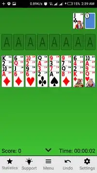 Solitaire Screen Shot 2