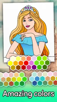 Princess Coloring Game Screen Shot 3