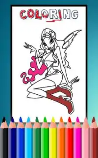 How To Color Winx Club games (Winx Club Games) Screen Shot 1