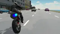 Police Motorbike Driving Simulator Screen Shot 6