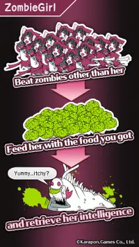 ZombieGirl-Zombie growing game Screen Shot 1