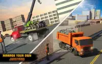 Old Car Junkyard Simulator: Tow Truck Loader Games Screen Shot 8