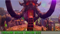VR Temple Amusement Park - Roller coaster fun Screen Shot 1