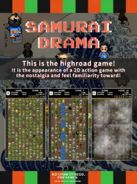 Samurai Drama(Free Pixel art game) Screen Shot 7