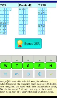 Word Scramble Game - relaxing and challenging game Screen Shot 7