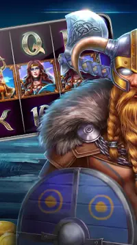 Vikings Slots - Big Win Screen Shot 1