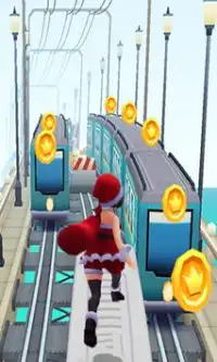 Subway Runner :Santa World Run Screen Shot 1