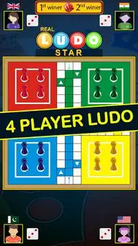Real Ludo Star King : Board Game Screen Shot 1
