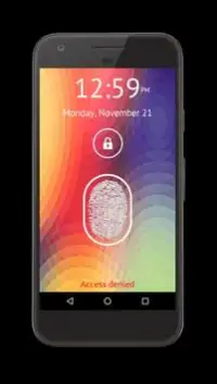 Fingerprint Lockscreen Prank Screen Shot 1