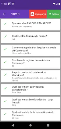 Questions a Choix Multiples - QCM Screen Shot 7