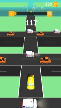 Traffic  run  Taxi  - 3D Traffic Escape Runner Screen Shot 0