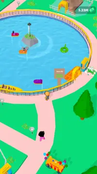 Sim Sim:Arcade idle Theme Park Screen Shot 9