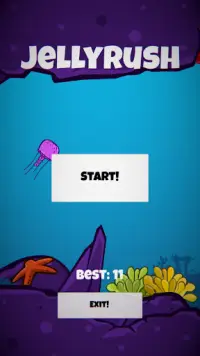 Jelly Rush- A JellyFish Flap Game Screen Shot 0