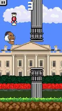 Flappy Obama: Elections 2016 Screen Shot 3
