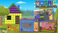 Kinderen mozaïek kunst vorm en kleur foto puzzels Screen Shot 0