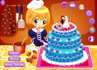 Düğün Pastası Maker - Kızlar için Yemek oyunları Screen Shot 4