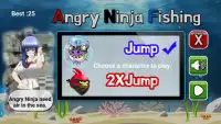 Angry Ninja Fishing Screen Shot 0