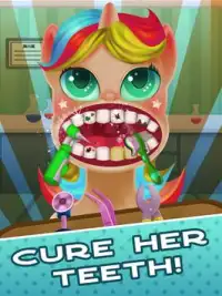 Tiny Pony Unicorn Dentist SIMULATOR Screen Shot 5