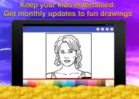 Actresses Coloring Pages Screen Shot 11