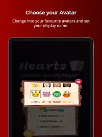 Hearts - Multiplayer card game Screen Shot 13