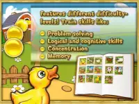 Animal puzzle for kids farm HD Screen Shot 14