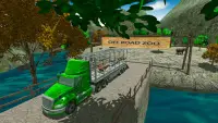 जंगली पशु ट्रक सिम्युलेटर: पशु परिवहन खेल Screen Shot 2