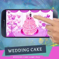 لعبة طبخ كعكة حفل الزفاف Screen Shot 2