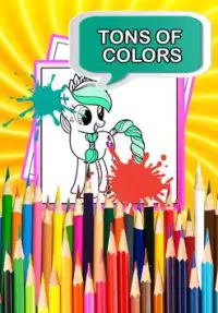Coloring My Pony Princess Screen Shot 1