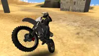 Police Motorbike Desert City Screen Shot 3