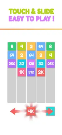 2048 Shoot and Merge: brick shooter, number puzzle Screen Shot 2
