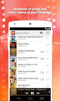 Top Ghazals App Screen Shot 1