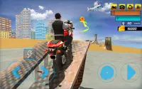 Superhero Stunt Bike Simulator Screen Shot 5