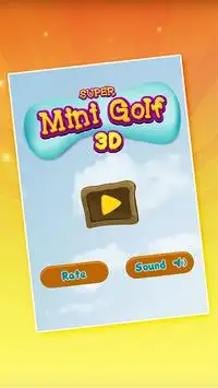 Mini Golf 3D Flick Screen Shot 1