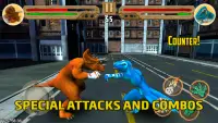Pejuang dinosaurus - game fighting gratis Screen Shot 0